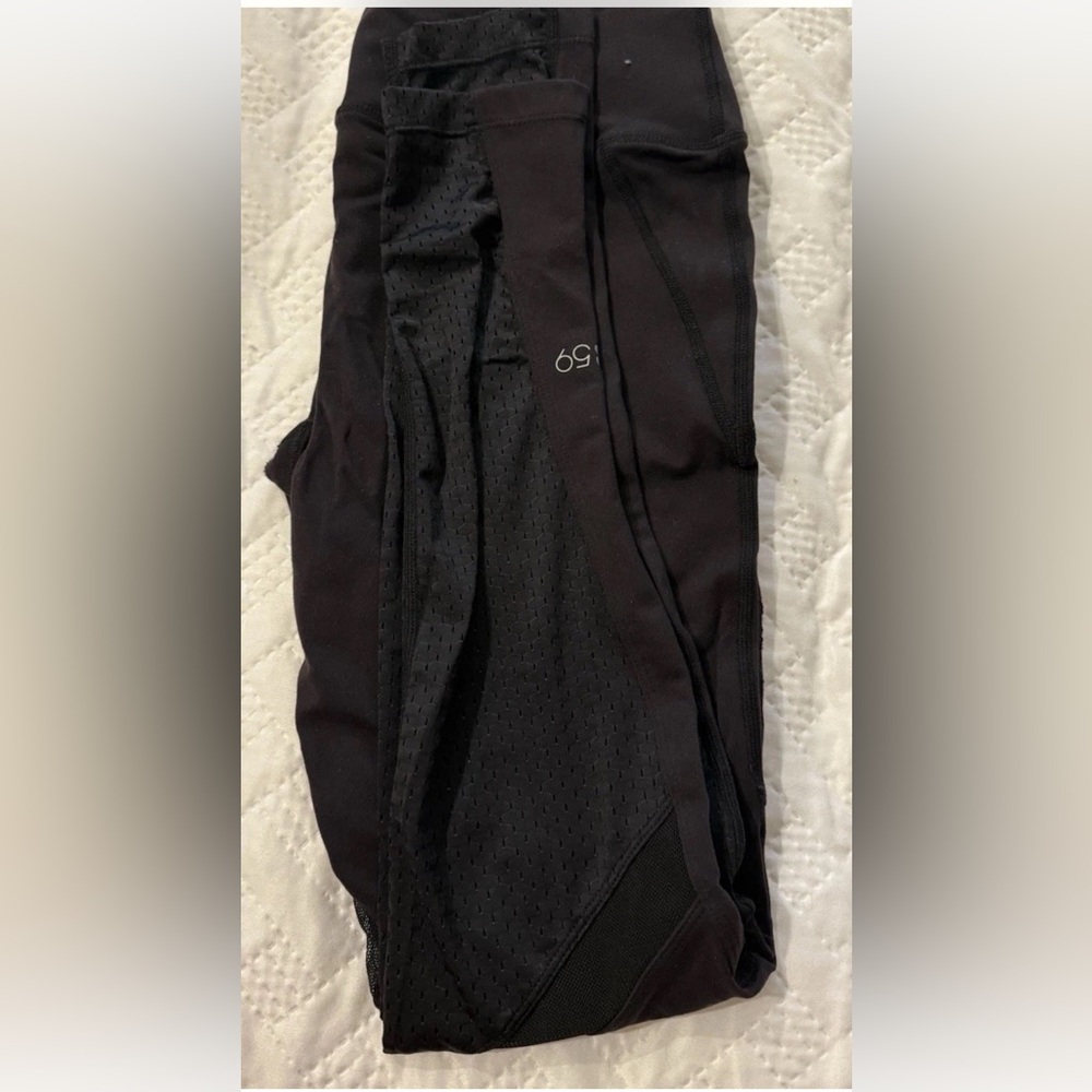 Splits59 Leggings Size Medium Black Mesh Full Length Splits 59